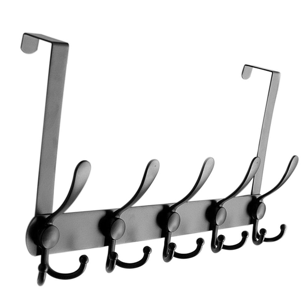 Stainless Steel Over The Door Hooks Durable Door Hangers for Kitchen Bathroom Bedroom