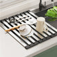 Dish Rack Drying Drainer Stainless Steel Over Sink Rack Foldable Dish Drainer for Kitchen