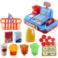 Cash Register Pretend Play Calculator Cash Register Toys with Scanner