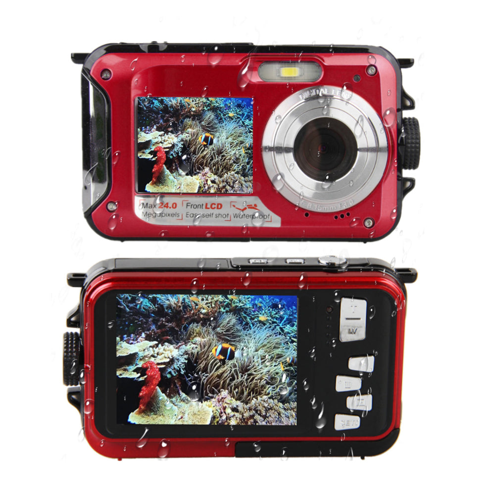 24MP Waterproof Digital Underwater Camera