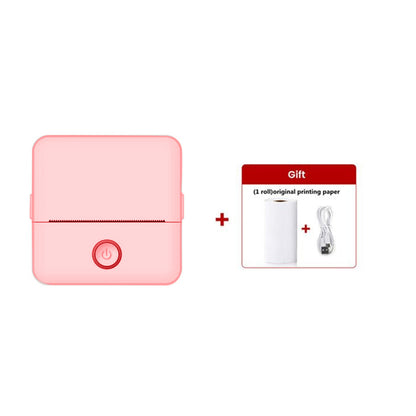 Mini Pocket Thermal Printer Wireless Bluetooth Photo with Printer Paper