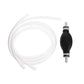 2Pcs Manual Water Oil Liquid Syphon Petrol Fuel Transfer Pump with Hand Siphon Pipe Hose