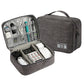 Large Digital Electronics Travel Organizer Bag with Adjustable Dividers