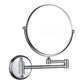 Extendable Wall-Mounted Makeup Mirror 3X Magnifier Double-Sided Bathroom Mirror