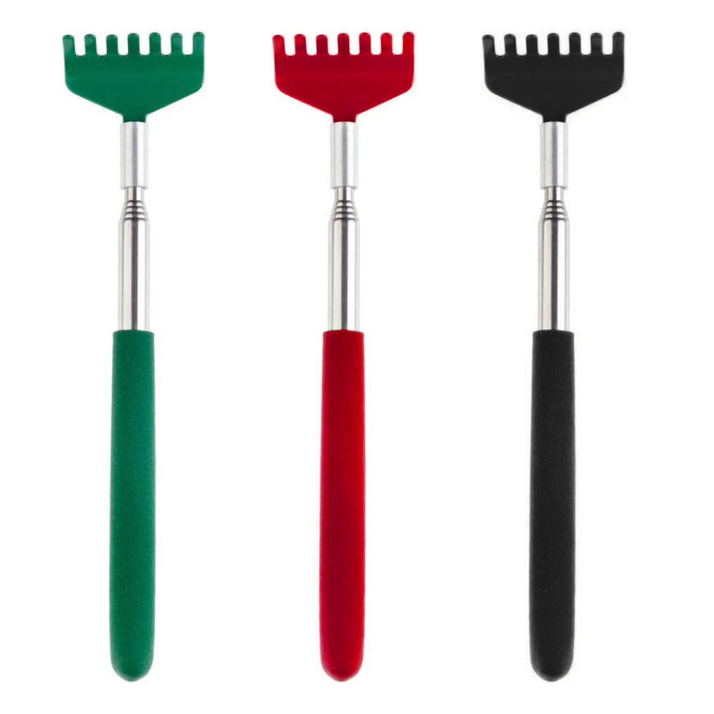 3 Pack Retractable Stainless Steel Back Scratcher