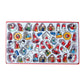 48pcs Wooden Christmas Tree Ornaments Set for Holiday Decoration