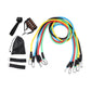 11Pcs Exercise Resistance Band Set Home Gym Fitness Elastic Tube
