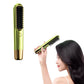Rechargeable 2-in-1 Cordless Hair Straightener Brush and Curler