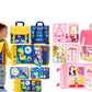 Montessori Busy Board Backpack Sensory Learning Portable Educational Activity Toy for Kids