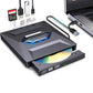 7 in1 External CD DVD Drive USB3.0 Type-C Writer Burner Player for Laptop Windows