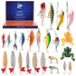 Fishing Lure Advent Calendar Christmas Countdown 24 Days Fishing Baits Set