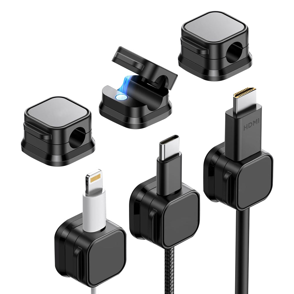 3Pcs Self-Adhesive Cable Clips for Desk Cord Organization