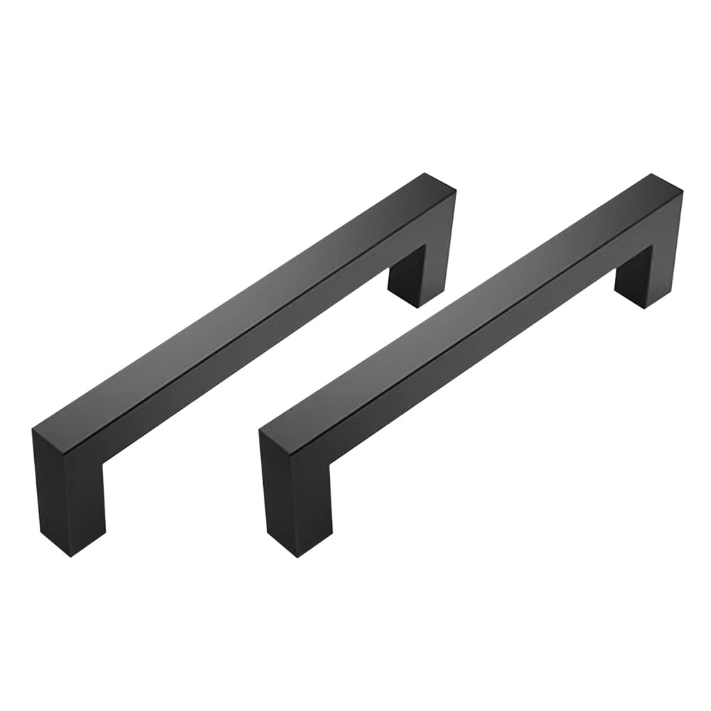 2X 12mm Square Stainless Steel Kitchen Cabinet and Door Handle