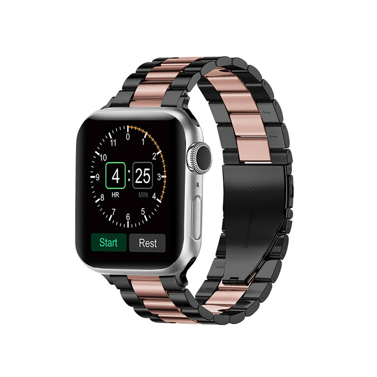 Stainless Steel Watch Band Metal Strap for iWatch 7 Series