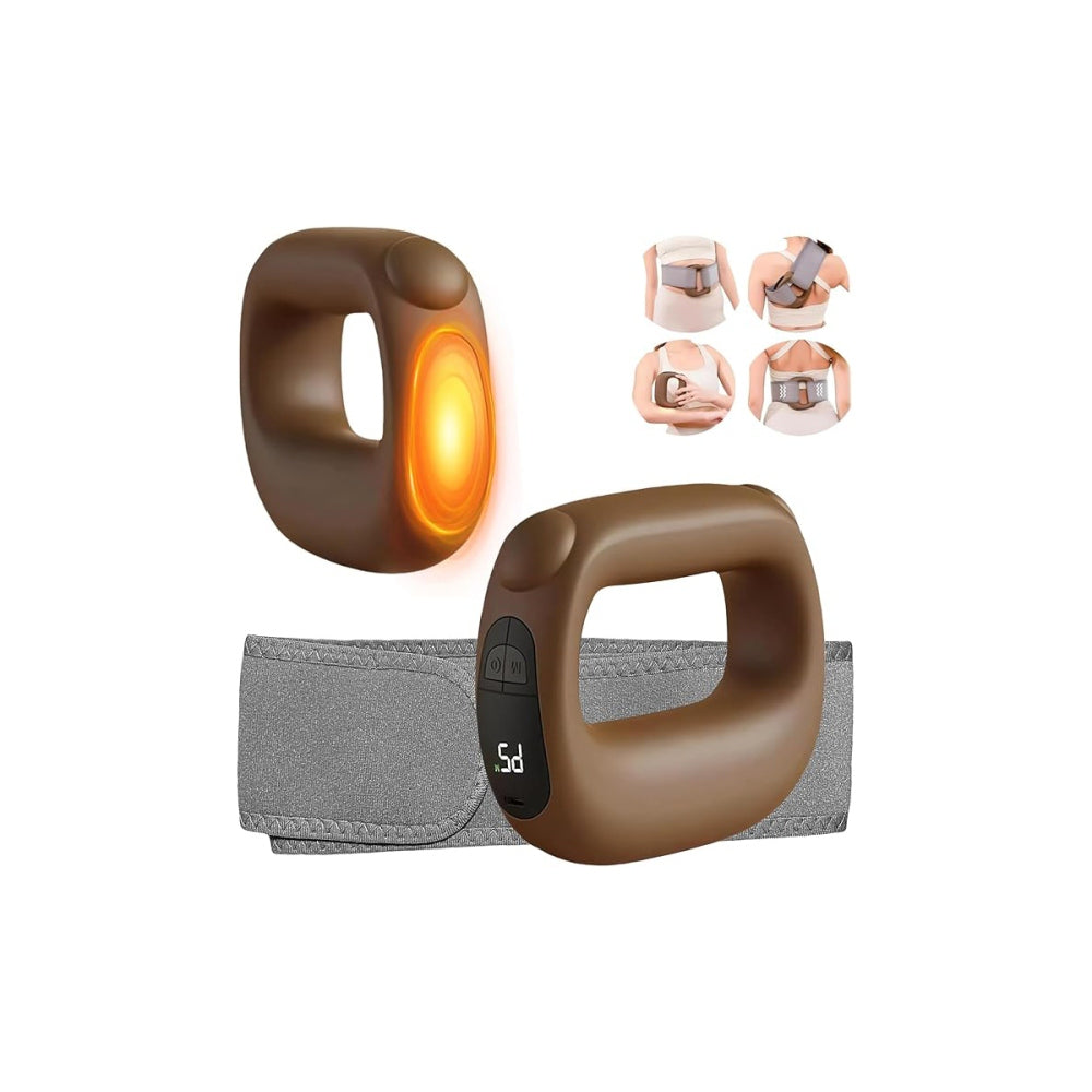 Deep Tissue Percussion Muscle Massager with Heat Adjustable Intensity and Speed