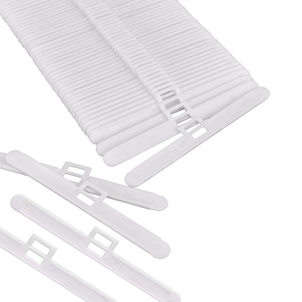 40Pcs 8.9 / 10 / 12.7cm Vertical Blind Double Hole Connector Clips for Vertical Blinds
