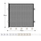 Retractable Mesh Pet Barrier Dog Gates Safety Fence For Stair Doorways Hallways