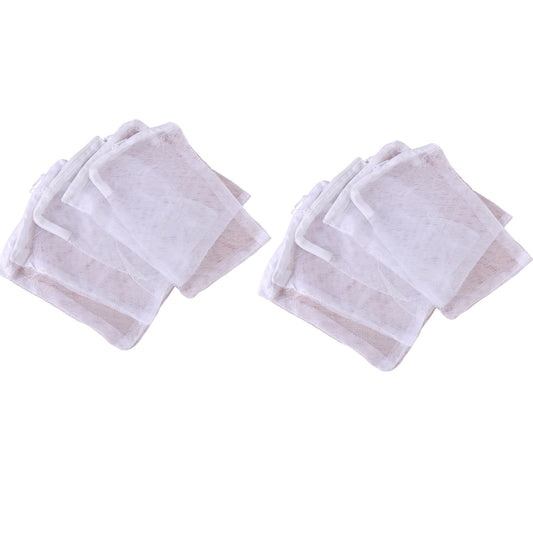 10Pcs Nylon Mesh Aquarium Filter Media Bags with Zipper for Fish Tank Pond