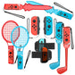 10 in 1 Family Accessories Kit Switch Sports Bundle Compatible with Switch Switch OLED