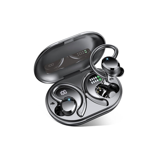 Wireless Earbuds Sport Bass Hi-Fi Stereo Over Ear Buds for Laptop Pad Android iOS