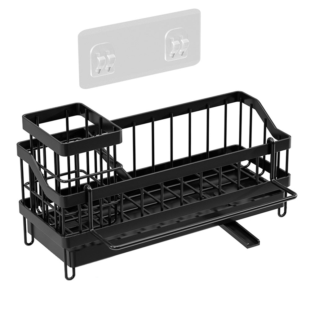 Wall Mount Sponge Holder Rotating Drain Rack for Brushes Cleaning Tools