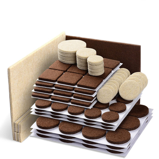 133 Pack Furniture Pads Felt Pads Furniture Feet Wood Floor Protectors