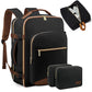 40L Travel Backpack for Men and Women Waterproof Carry On Bag with 3 Storage Pouches