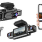 4-Channel WiFi Dash Cam with 64GB Memory Card Night Vision Car Recorder 1080P Car Camera 480P Dash Camera