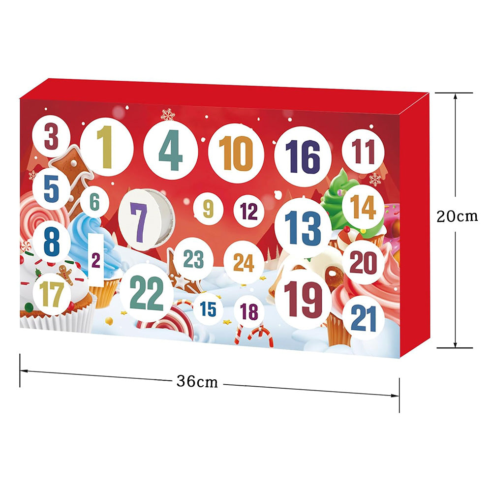 Advent Calendar 24 Days of Slime and Charm Kit Christmas Countdown Calendar
