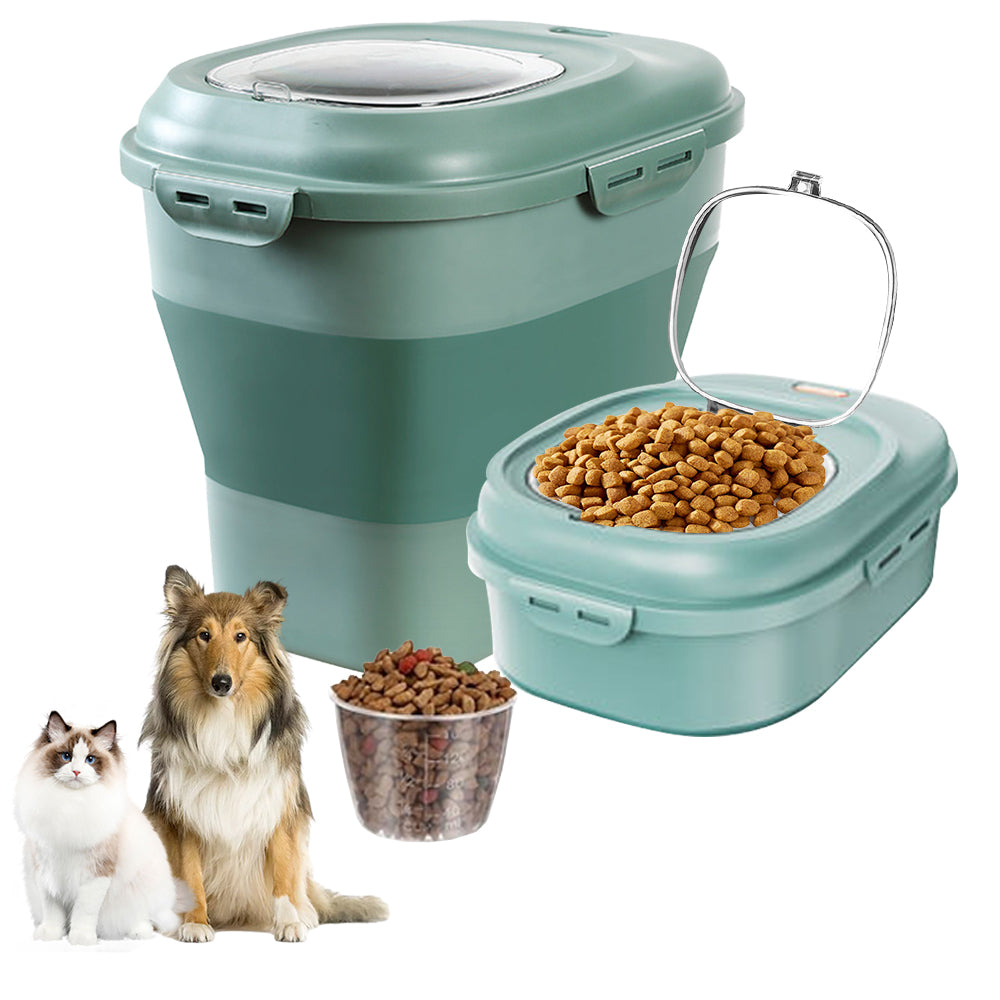 Collapsible Dog Pet Food Storage Container
