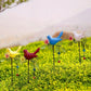 2Pcs Metal Bird Garden Art Stake