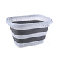 Foldable Collapsible Laundry Basket with Handle for Space Saving Storage