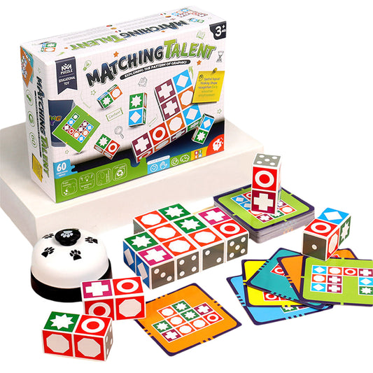 Visual Recognition Matching Board Game Family Puzzle Game