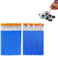 200 Pcs Acrylic Paint Brush Set Nylon Hair Brushes for Classroom Crafts Oil Watercolour Canvases