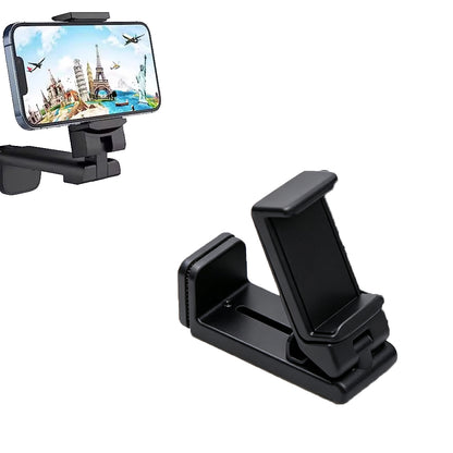 Airplane Travel Phone Holder Universal Handsfree Phone Mount with 360 Degree Rotation