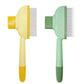 2PCS Pet Hair Removal Comb With Long And Short Teeth Flea Comb Grooming Brush For Cat Dog
