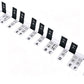 Reusable 88 Key Piano Note Guide Strip with Staff and Note Names