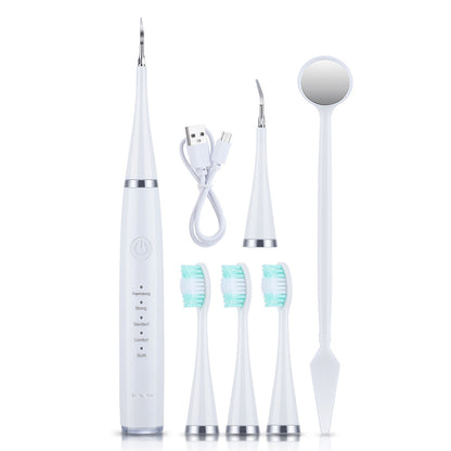 Electric Toothbrush Scaler Stains and Tartar Remover Tools Teeth Cleaning Kit