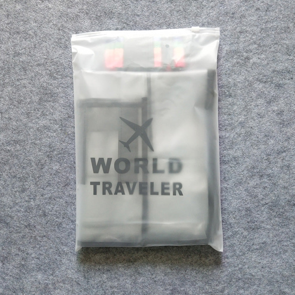 Transparent Water Resistance Luggage Cover Set with Strap for Travel Suitcase Protection