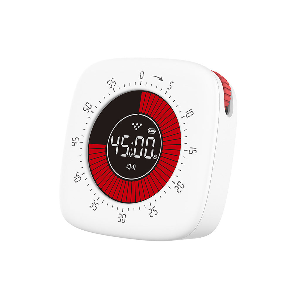 Rechargeable Visual Timer 60-Minute Countdown Timer with Alarm