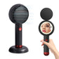 Mini Handheld Fan with LED Light Makeup Mirror Rechargeable Portable Fan