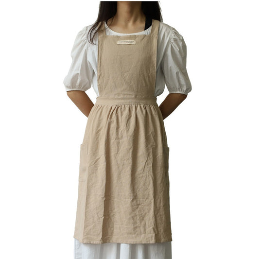 100% Cotton Work Apron Comfortable Wide Straps