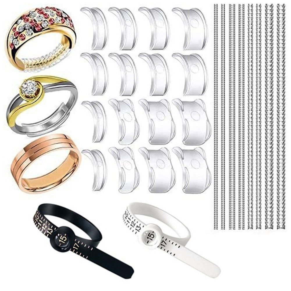 26PCS Ring Size Adjuster For Loose Rings Invisible Ring Guards Spacer Adjuster