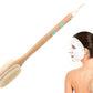 Dry Brushing Body Brush Back Scrubber for Shower Exfoliating Bath Bristle Brush