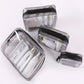 4 Packs Clear Cosmetics Bag with Zipper Portable PVC Toiletry Makeup Bag