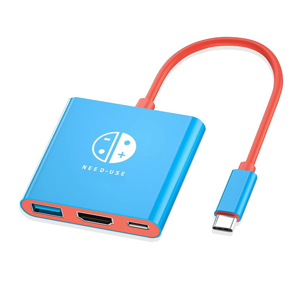 3in1 Dock for Nintendo Switch  4K HDMI Docking Station USB 3.0 100W Travel Adapter