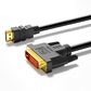 HDMI to DVI-D 24+1 Pin Digital Cable for HDTV, PS3, PS4, Xbox, TV