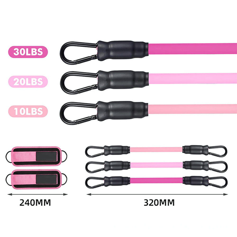 Ankle Resistance Bands With Cuffs TPE Booty Workout Equipment For Working Out