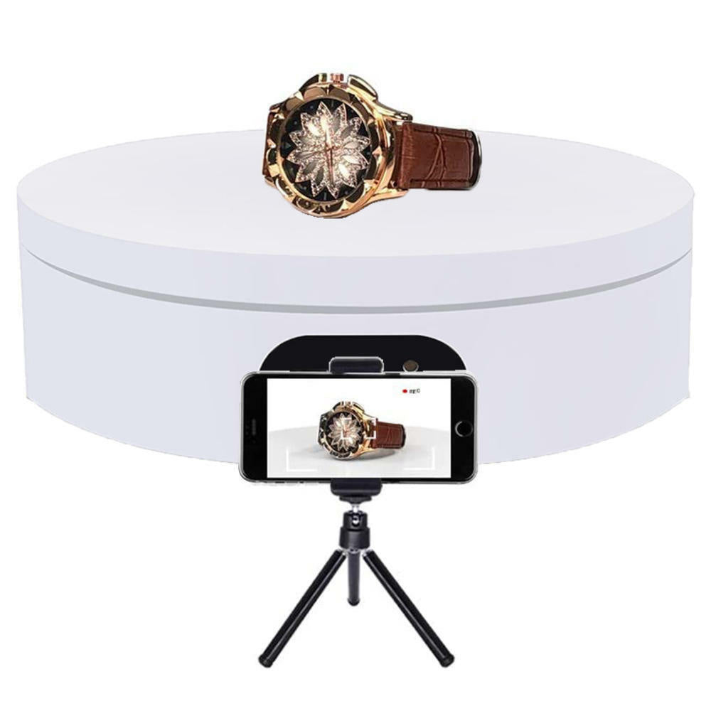 Motorized Rotating Display Stand Turner Cup Platform for Epoxy Glitter Tumbler 360 Degree Rotating Turntable Base