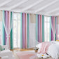 Colorful Double-Layer Blackout Curtain for Bedroom Decor with Laser-Cut Star Design